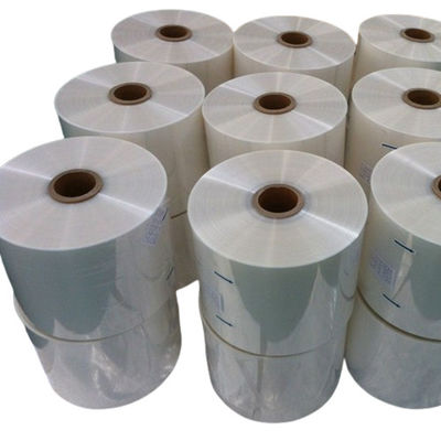 کیفیت  Transparent POF Shrink Wrap Film Roll Polyolefin POF Heat Shrink Film Customized کارخانه