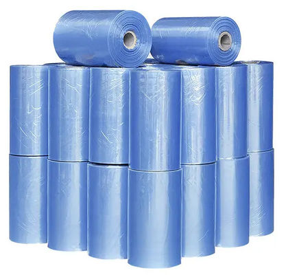 کیفیت  Transparent Blue Polyvinyl Chloride PVC Film 30 Micron PVC Heat Shrink Wrap Roll کارخانه