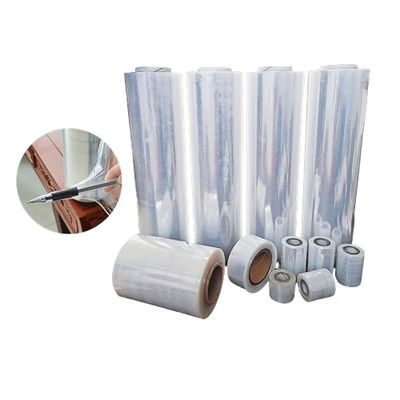 کیفیت  50mm Soft LDPE Stretch Film Roll Transparent LDPE Sheet For Machine Wrap کارخانه