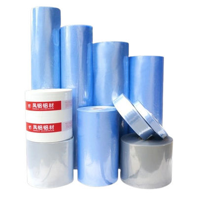رنگ آبی شفاف PVC فشرده سازی فیلم کشش ≥45Mpa 350mm-810mm