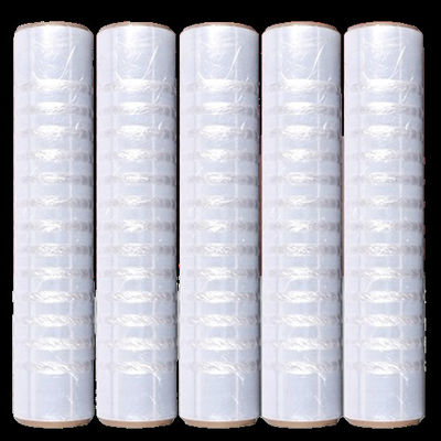 فیلم کششی سوراخ دار LDPE شفاف 250% با ضخامت 23 میکرون برای بسته بندی