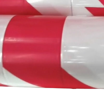 فیلمی محافظ 80 - 150 میکران PE LDPE HDPE نوار هشدار قرمز سفید
