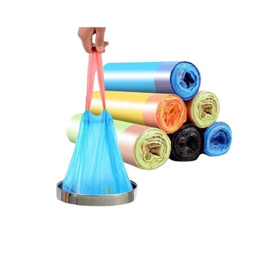 کیسه زباله LDPE کشنده 0.04mm ضخامت سطل سطل زباله روی رول