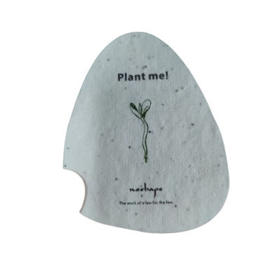 0.8mm کاغذ خالي دانه های جاسازی شده کارت 100 ورق دوستانه با محیط زیست