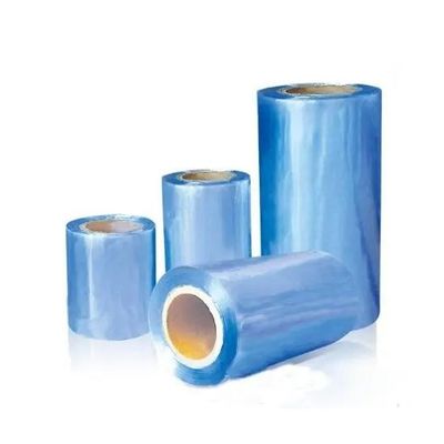 رنگ آبی شفاف PVC فشرده سازی فیلم کشش ≥45Mpa 350mm-810mm